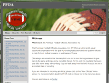 Tablet Screenshot of pfoafootball.org